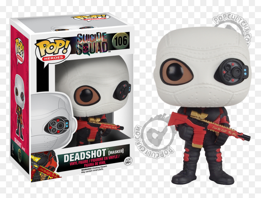 Pop Suicide Squad, HD Png Download - deadshot png