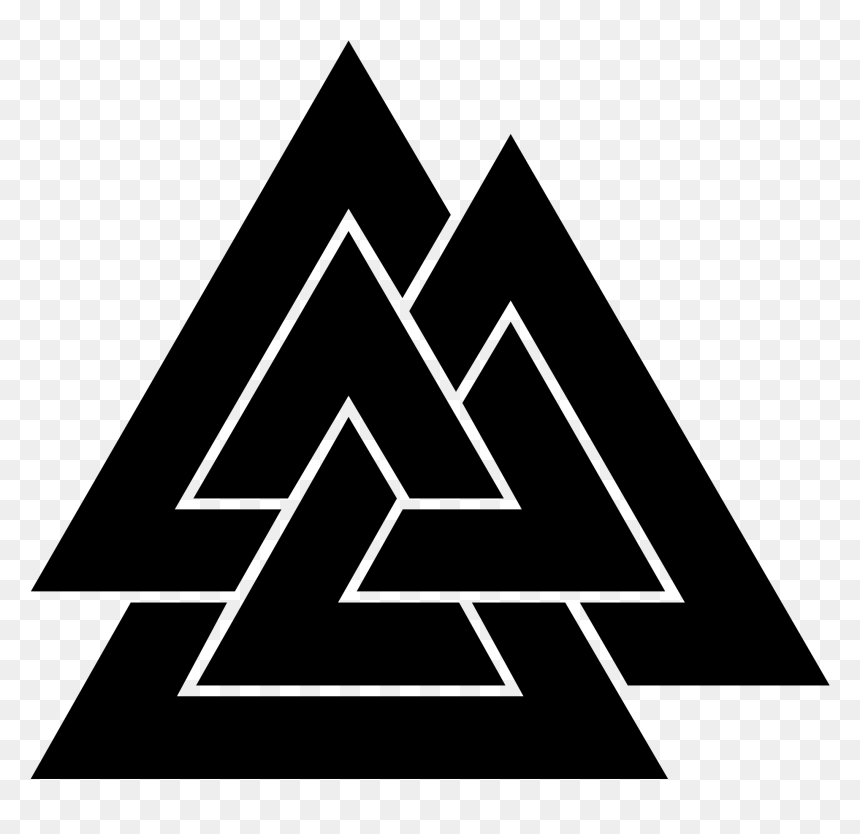 Valknut Symbol, HD Png Download - satanic symbols png