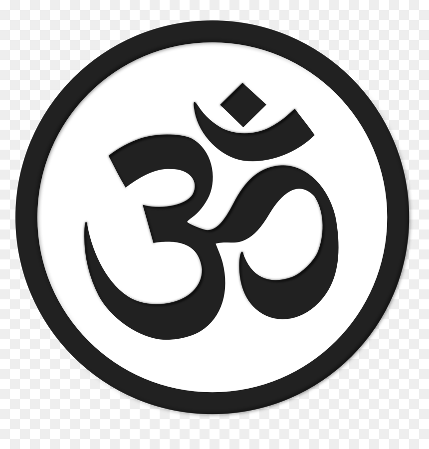 Om Symbol In Circle, HD Png Download - satanic symbols png