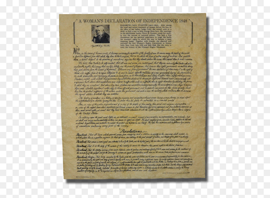 Document, HD Png Download - declaration of independence png