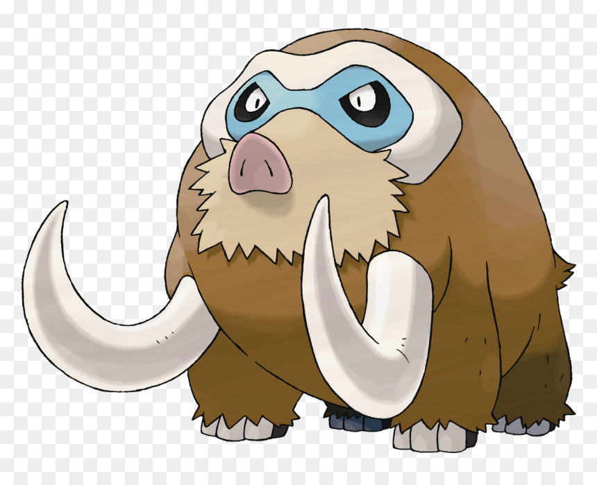 Pokemon Mamoswine, HD Png Download - poliwrath png