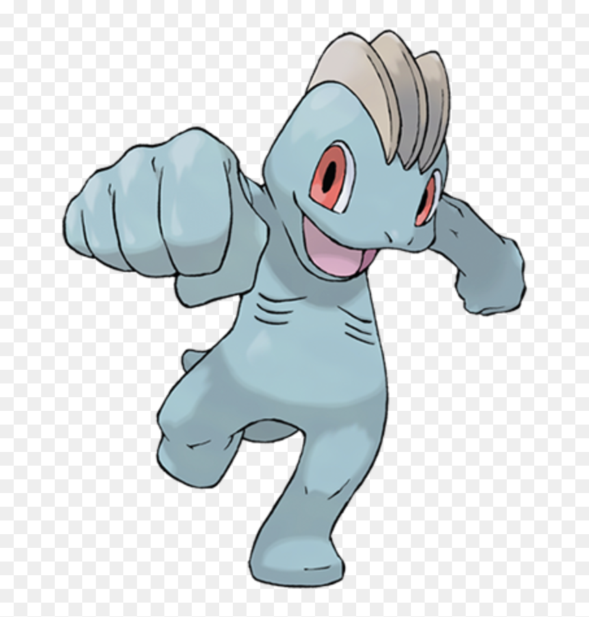 Pokemon Machop, HD Png Download - poliwrath png