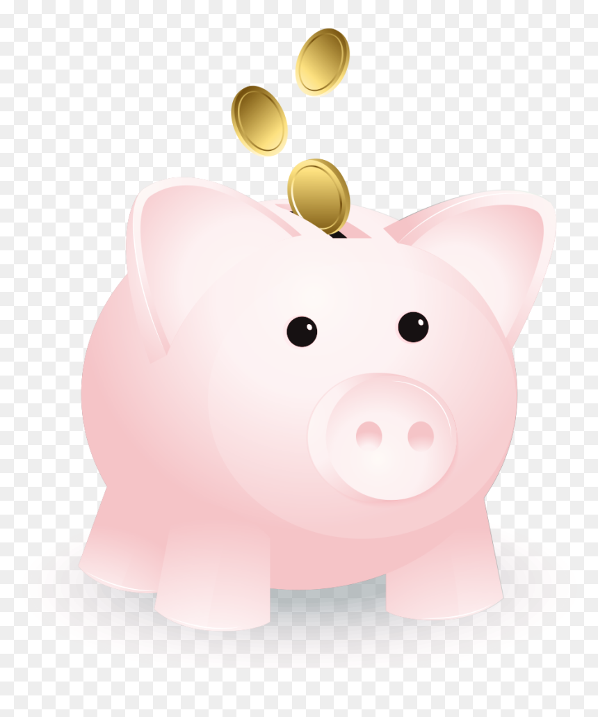 Domestic Pig, HD Png Download - save money png