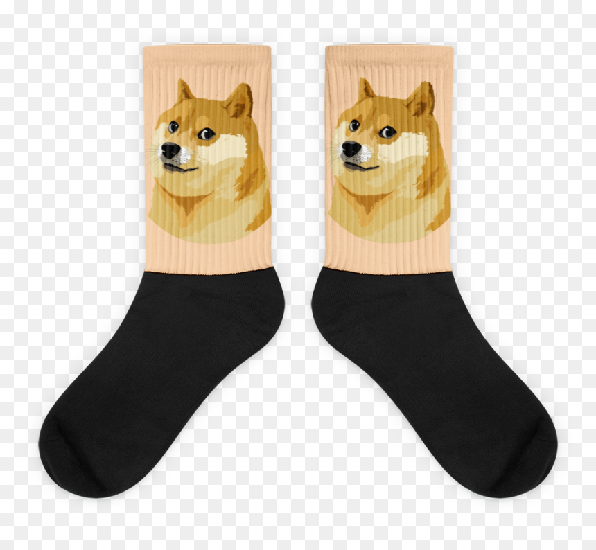 Sock, HD Png Download - dogecoin png