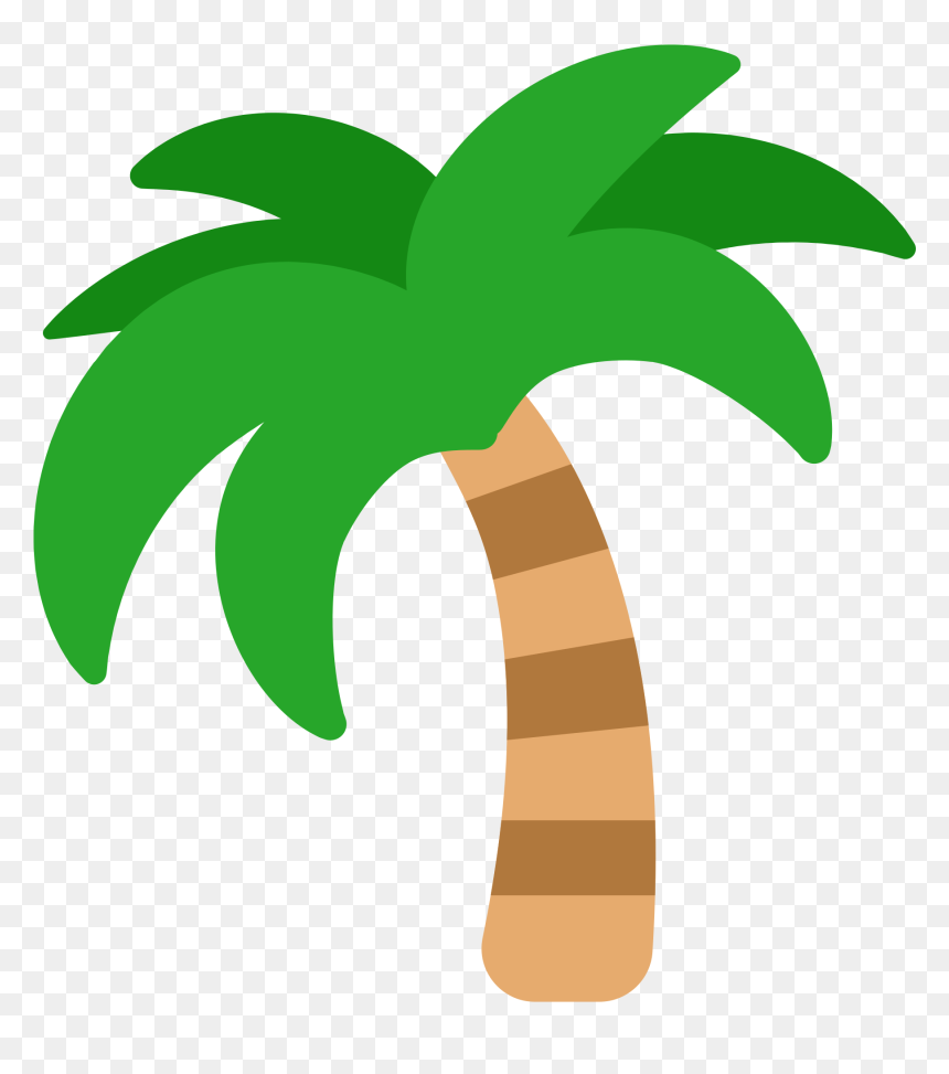 Palm Tree Clip Art, HD Png Download - plant emoji png