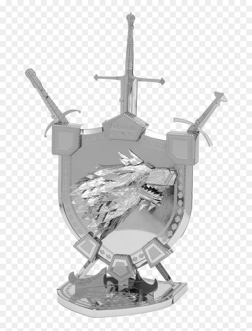 House Stark Sigil Metal Earth, HD Png Download - stark sigil png