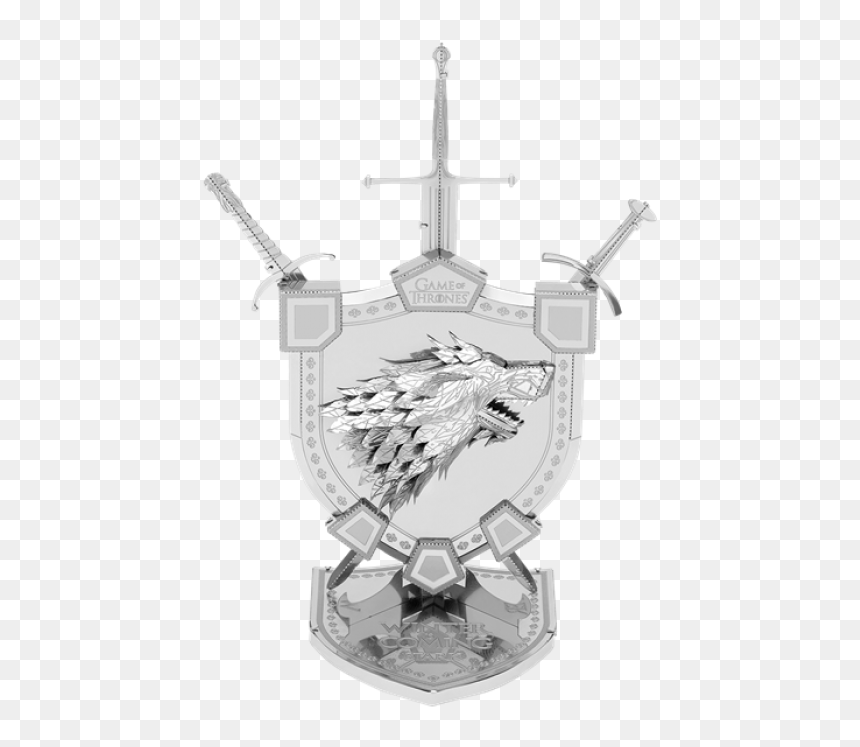 Metal Earth Game Of Thrones, HD Png Download - stark sigil png