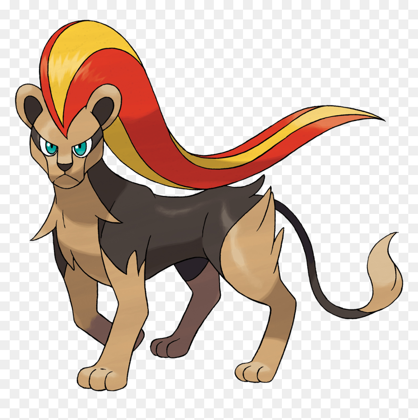 Pokemon Pyroar, HD Png Download - pokeball .png