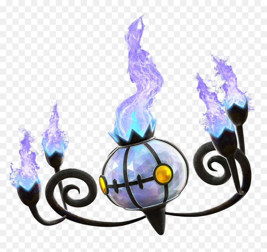 Chandelure Pokken, HD Png Download - pokeball .png