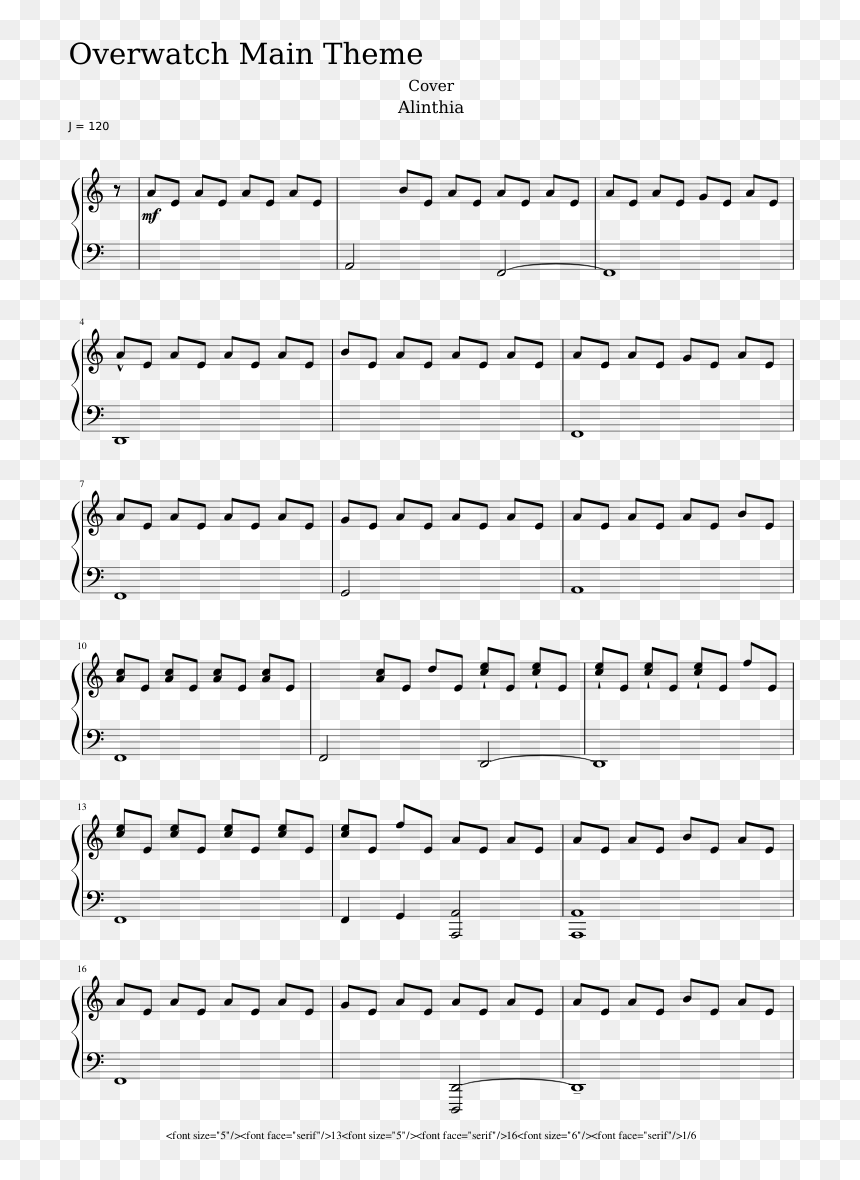 Richard Clayderman Pour Adeline Klaviernoten, HD Png Download - genji face png