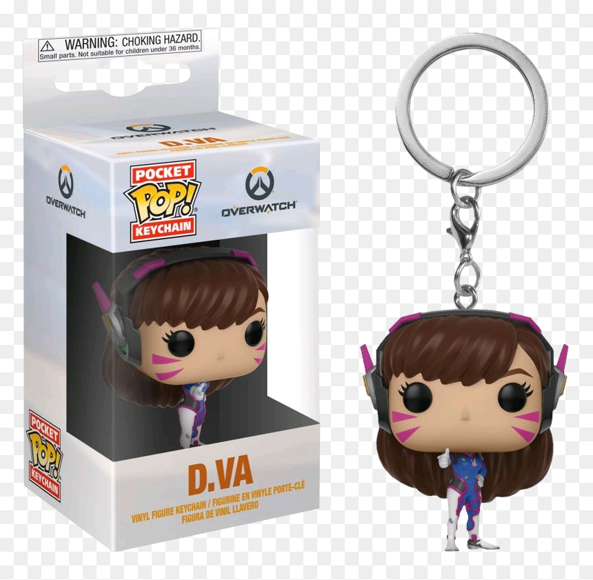 Overwatch Funko Keychain, HD Png Download - overwatch d.va png
