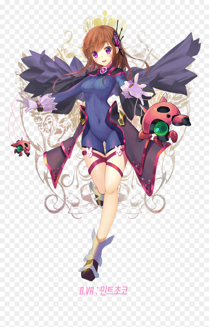 Overwatch Fantasia, HD Png Download - overwatch d.va png