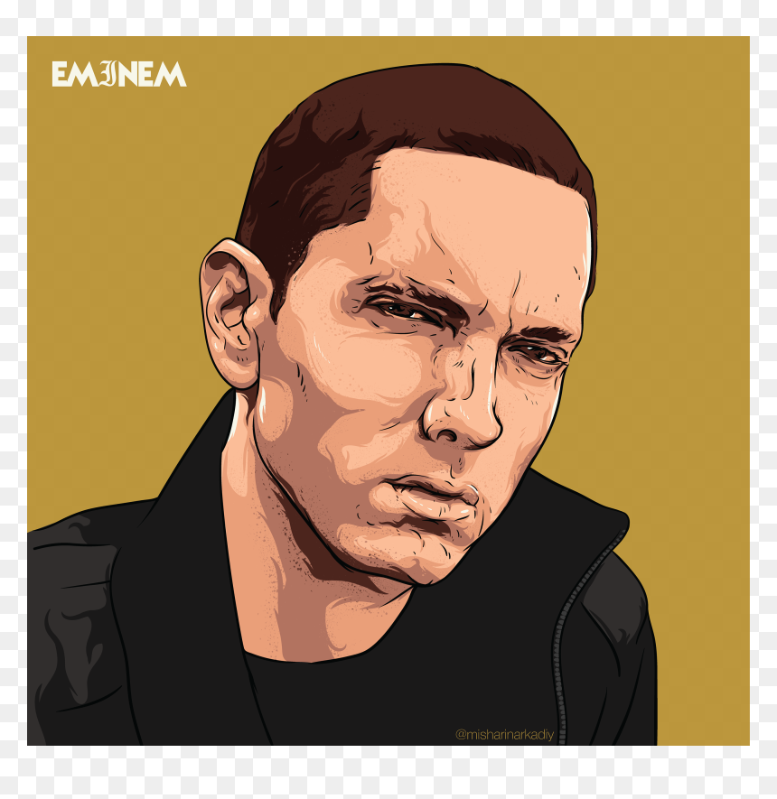 Man, HD Png Download - eminem face png