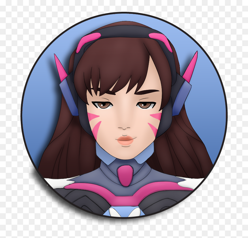 蝙蝠 侠 标志, HD Png Download - overwatch d.va png