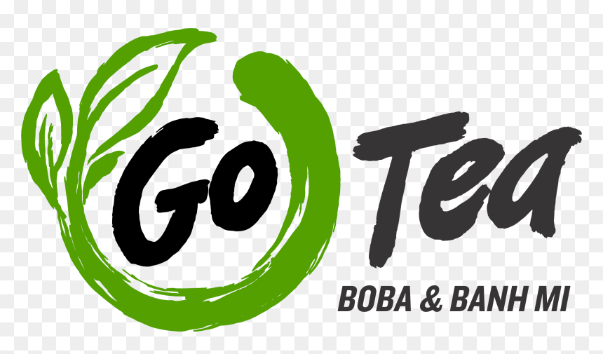 Go Tea Logo - Graphic Design, HD Png Download - boba png