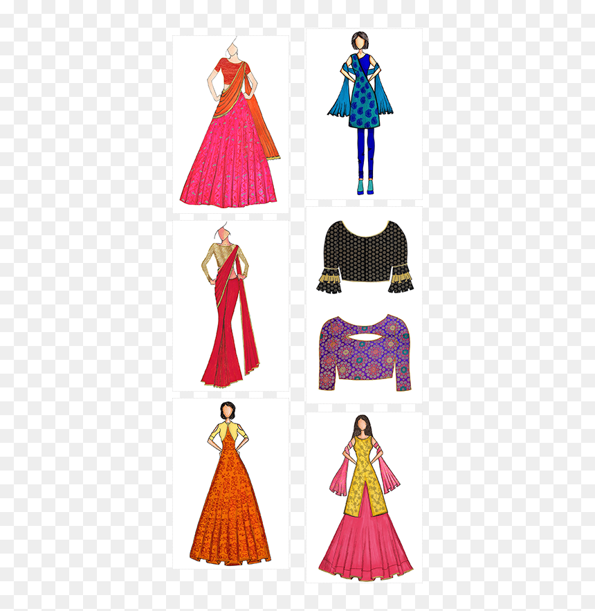 Pattern, HD Png Download - lehenga png