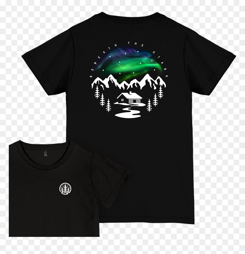 T-shirt, HD Png Download - northern lights png