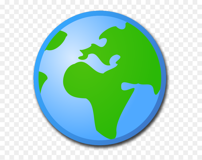 Globe Clipart Transparent - Cartoon Clip Art Globe, HD Png Download - globe clipart png