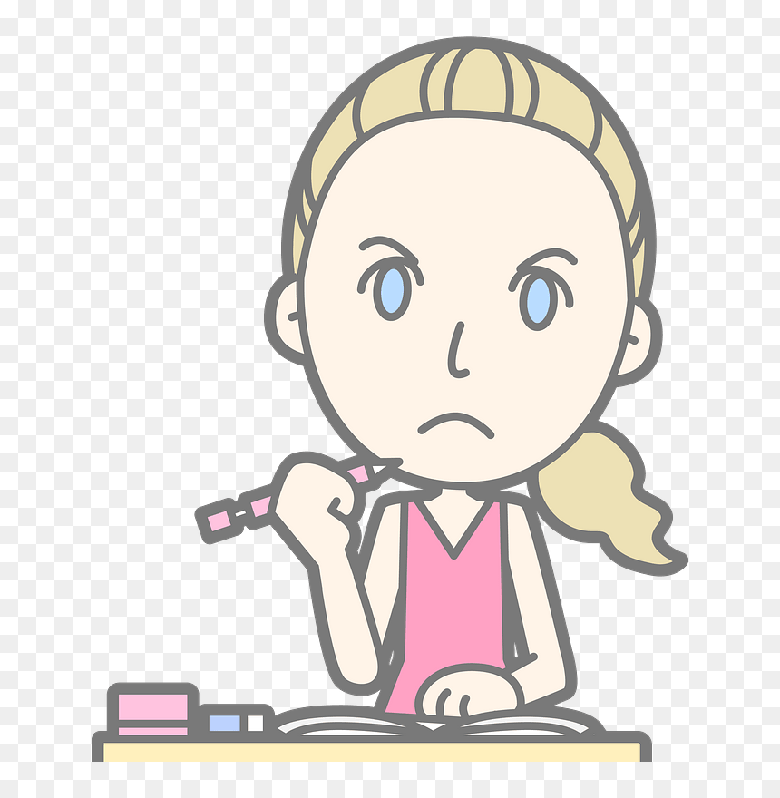 Grumpy Student Clipart - Delicious Clipart Png, Transparent Png - students clipart png