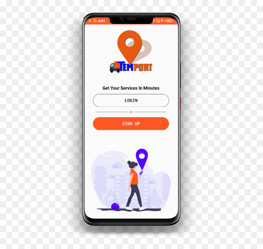 Login Page - Android, HD Png Download - bolero pickup png