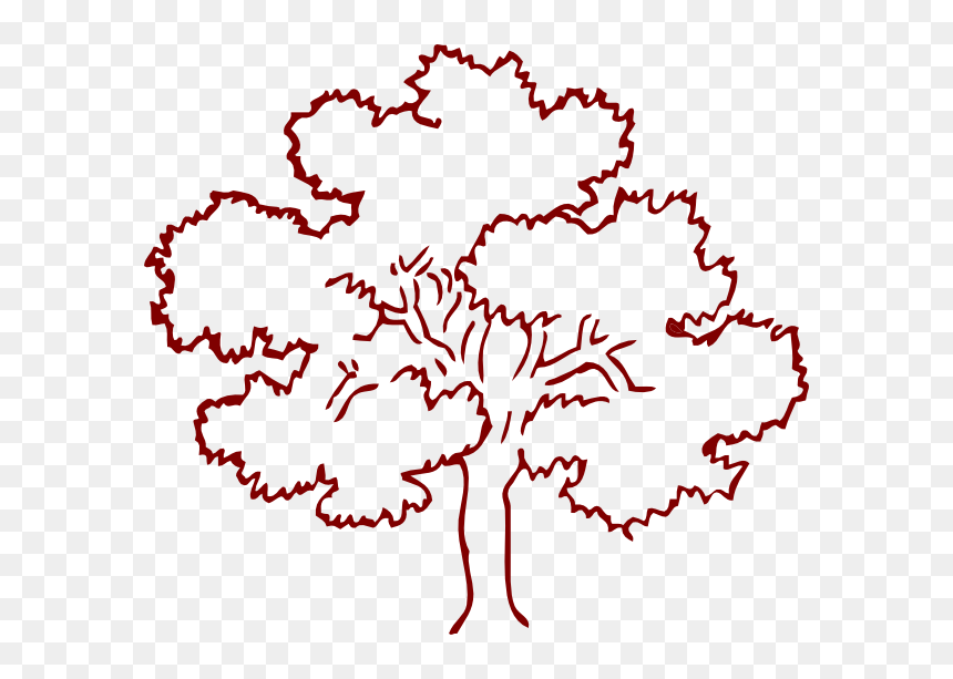 Clip Art Tree Outline - Clipart Tree Outline, HD Png Download - neem tree png
