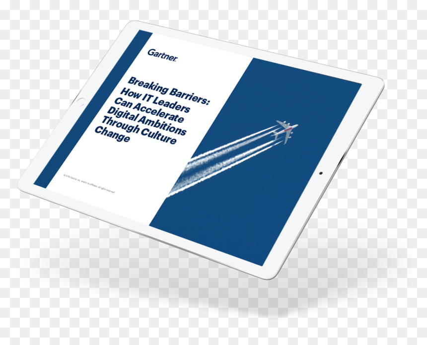 How It Leaders Can Accelerate Digital Ambitions Through - Tablet Computer, HD Png Download - ebook png