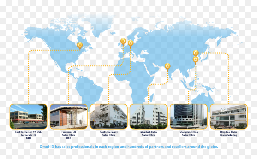 World Map Flat Png, Transparent Png - india globe png