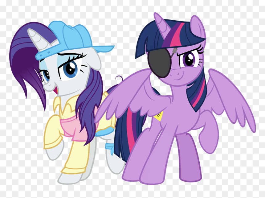Twilight Sparkle Eyepatch, HD Png Download - rarity png
