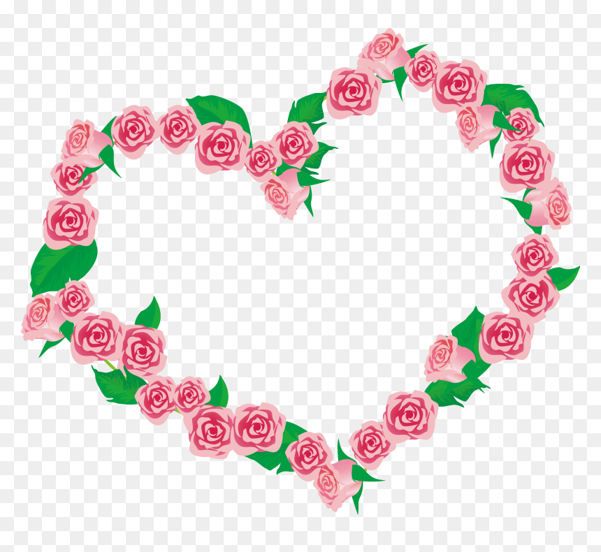 Heart Rose Png Pic - Garden Roses, Transparent Png - rose.png
