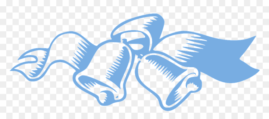 Christian Funeral Cliparts 14, - Christmas Bells Vector Black, HD Png Download - wedding cliparts png