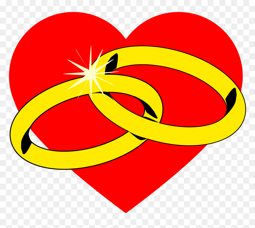 Wedding Ring, Hd Png Download - Emblem, Transparent Png - wedding cliparts png