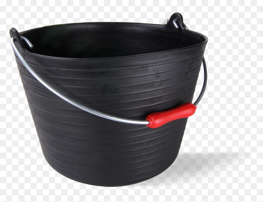 Plastic Bucket Model 2 With Plastic Handle - Plastic, HD Png Download - plastic bucket png