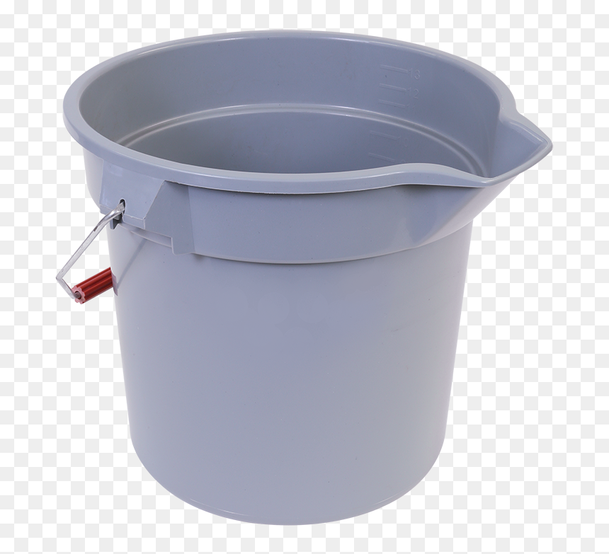 14 Quart Maxirough® All Purpose Bucket - Lid, HD Png Download - plastic bucket png