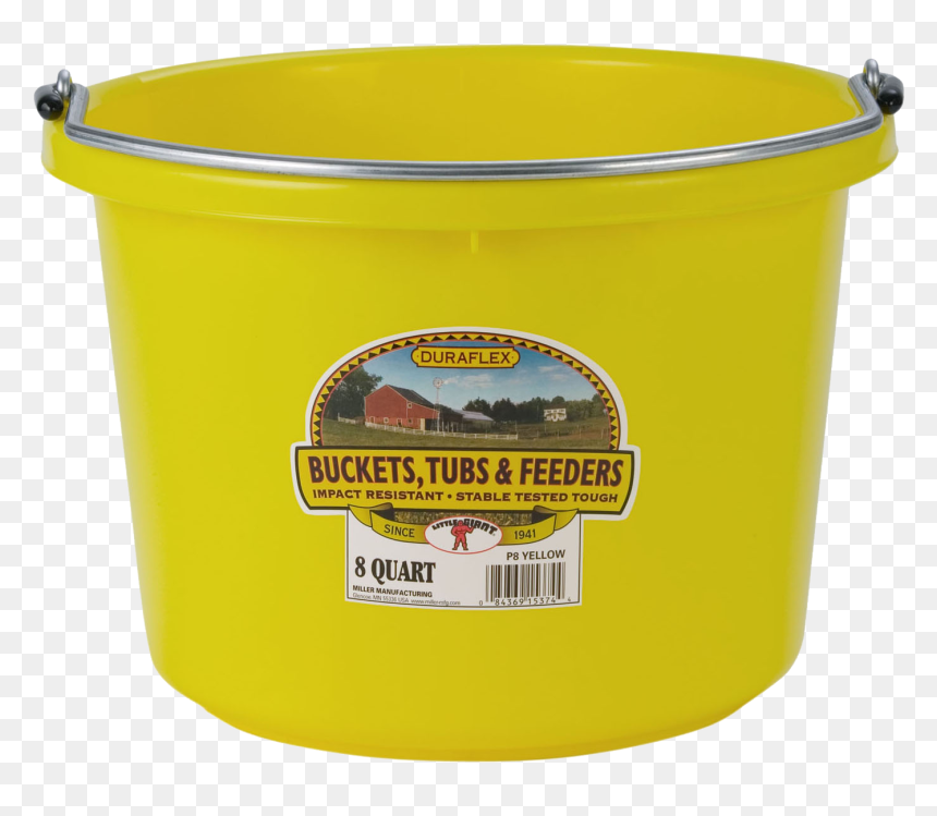 Bucket, HD Png Download - plastic bucket png