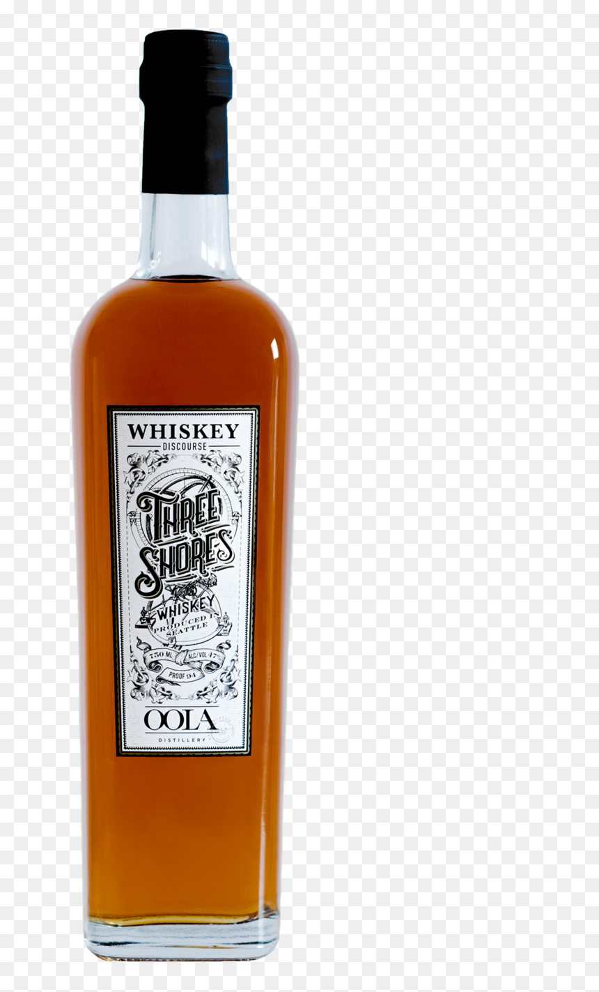 Oola Three Shores Btl Shot Sm, HD Png Download - whiskey bottle png