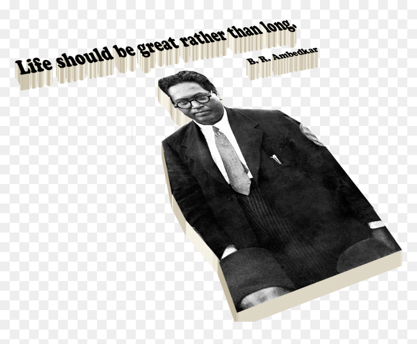 Ambedkar Quotes Png Free Download - Tuxedo, Transparent Png - babasaheb ambedkar png