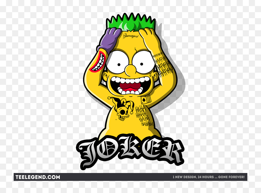 Bart Joker , Png Download - Bart Png, Transparent Png - bart png