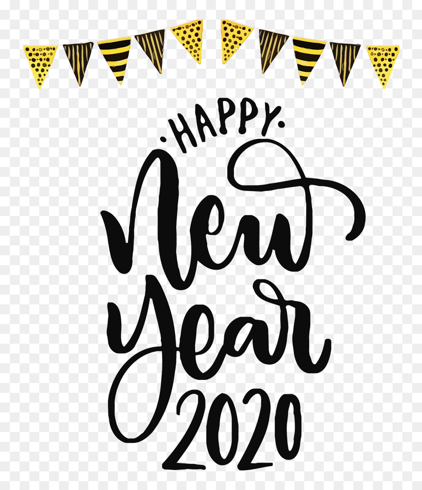 Happy New Year In Different Fonts, HD Png Download - happy thanksgiving banner png