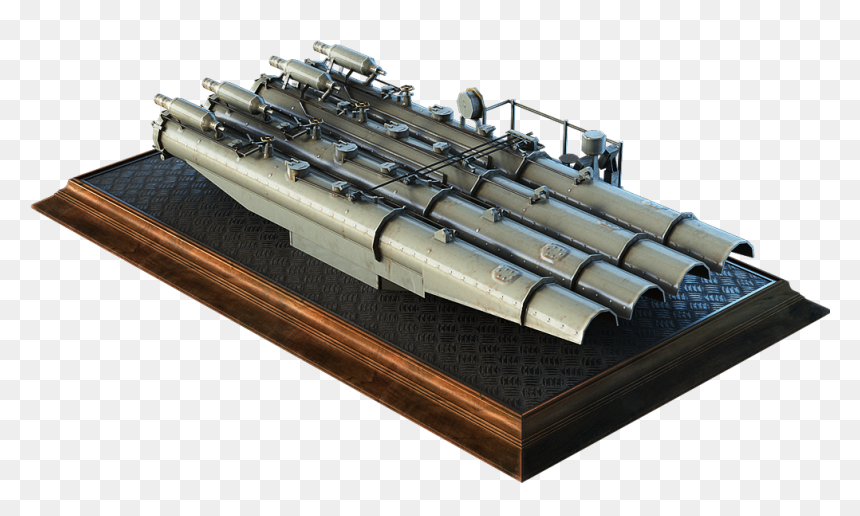 Lc 41 Twin Turrets, HD Png Download - battleship png