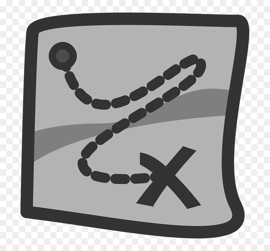 Strategy Clipart, HD Png Download - treasure map png