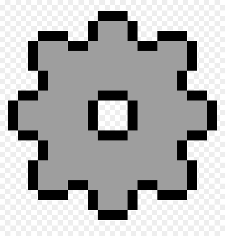 Transparent Settings Icon Png - Mario Fire Flower Pixel, Png Download - ditto png