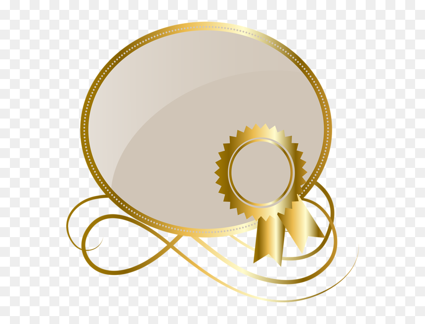 Cream Png Image Gold Seal Pinterest - Frame Png Scrabook, Transparent Png - gold seal png