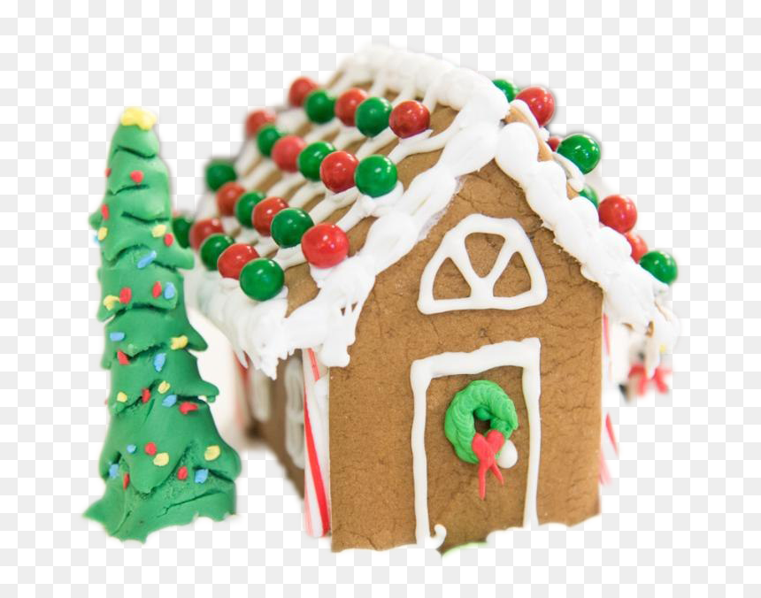 Gingerbread House Free Png Image, Transparent Png - gingerbread house png