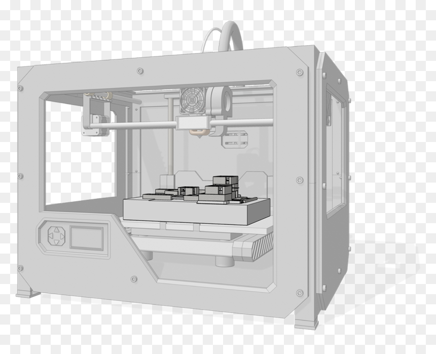 Software For 3d Printing - 3d Printer Sketchup, HD Png Download - 3d printer png