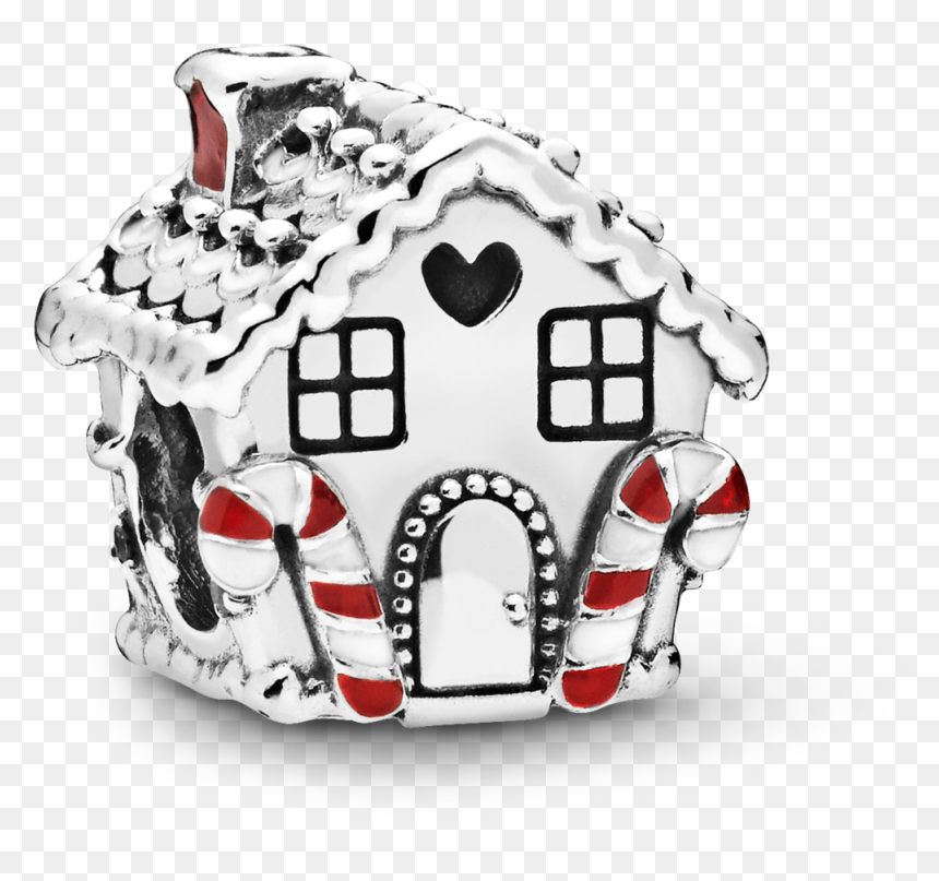 Pandora - Title - Tag - Pandora Gingerbread House Charm, HD Png Download - gingerbread house png