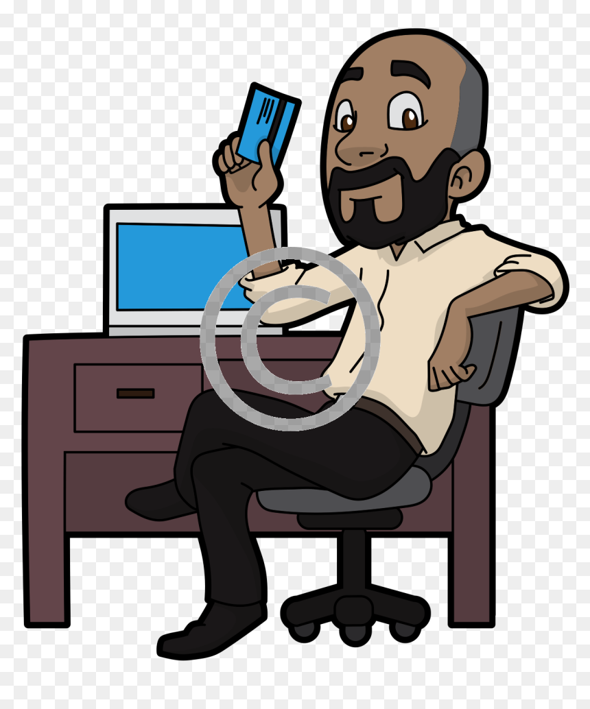 Sitting, HD Png Download - computers png