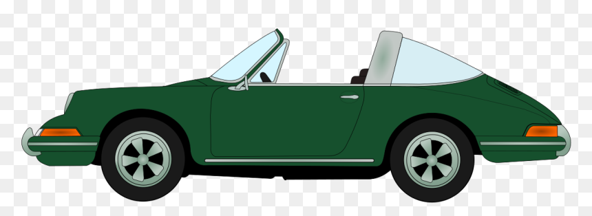 Porsche 911 Targa Profile - Porsche 911 Targa Drawing, HD Png Download - porsche png