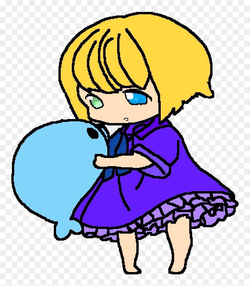 Little Kid With Baby Seal - Cartoon, HD Png Download - little kid png