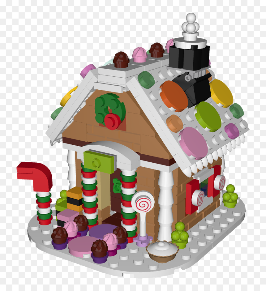 Gingerbread House, HD Png Download - gingerbread house png