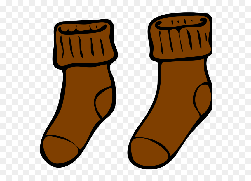 Brown Sock Png Icons - Socks Clipart, Transparent Png - sock png